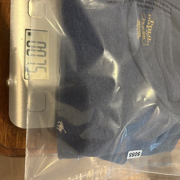 Polo Ralph Lauren Shirt Mens Small Blue Long Sleeve Crewneck Pullover Classic - Picture 12 of 12